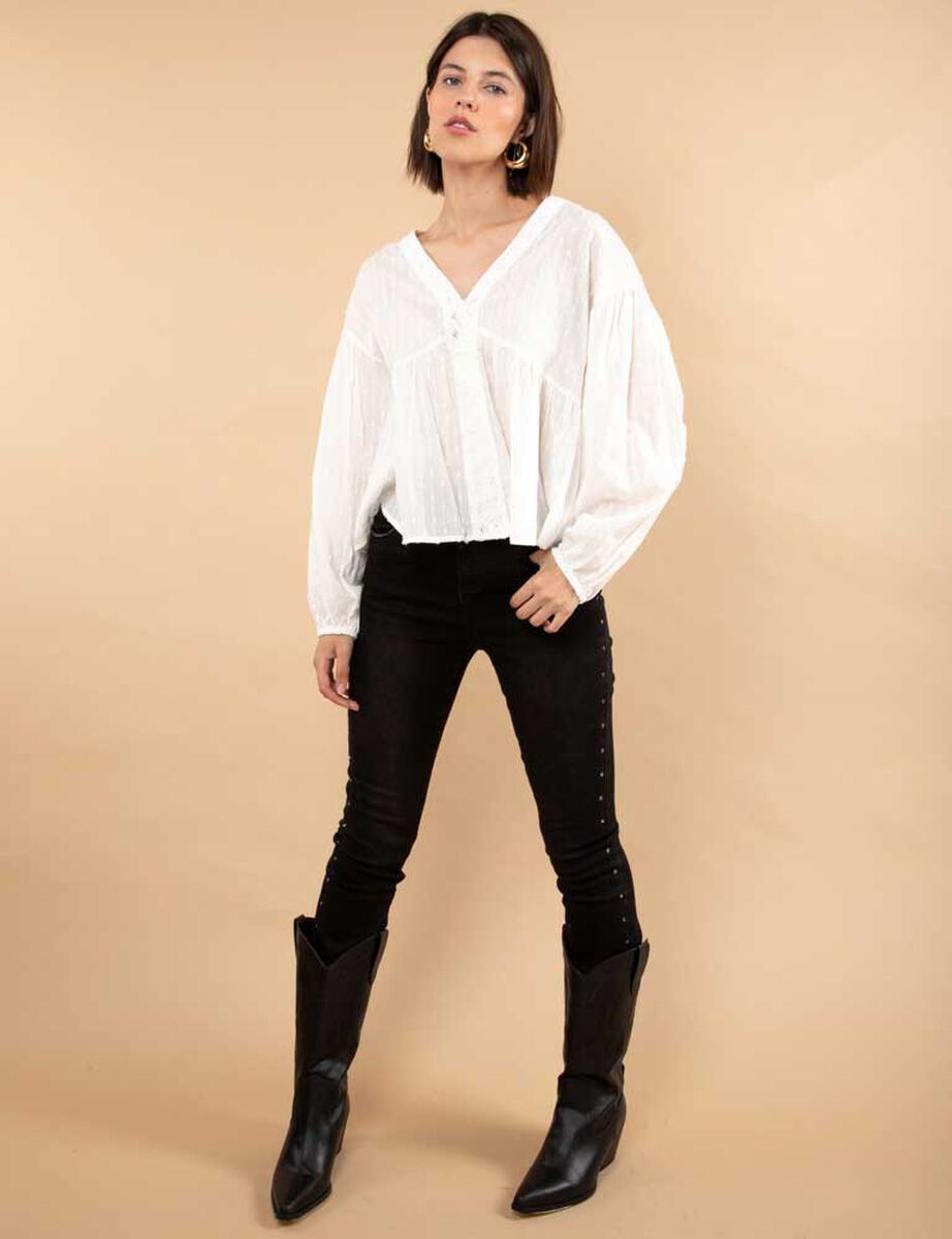 Blusa Manga Larga Mujer Zibel