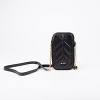 Porta Celular Negro Icono