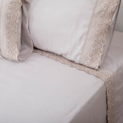 Imagen 1 del producto Juego de Sábanas Doral King Santorini Beige
