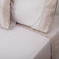 Juego de Sábanas Doral King Santorini Beige