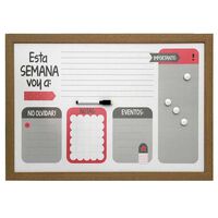 Pizarra Plástico Vgo Teenager 40 x 60 cm Marrón