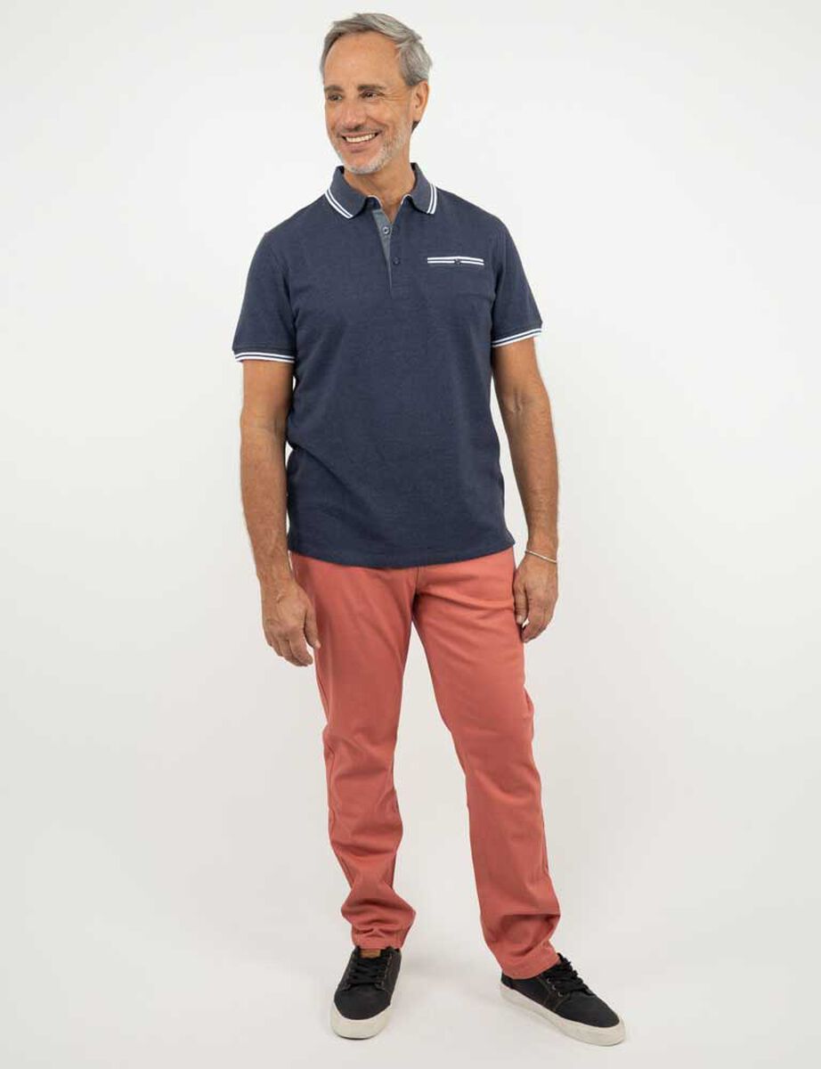 Polera Piqué Manga Corta Hombre Portman Club