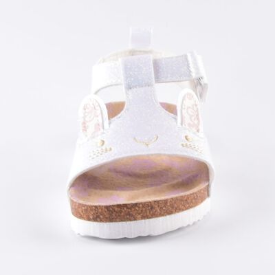 Imagen 2 del producto Sandalia Niña Chess Blanco, Camel, Rosado