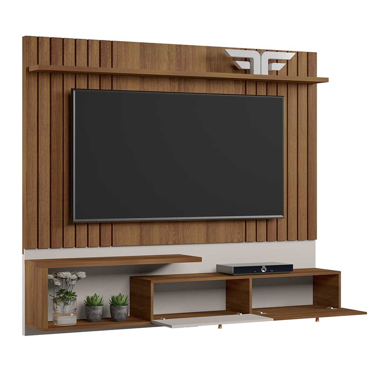 Centro de Entretención Exit Orion Matte Beige Hasta 65"