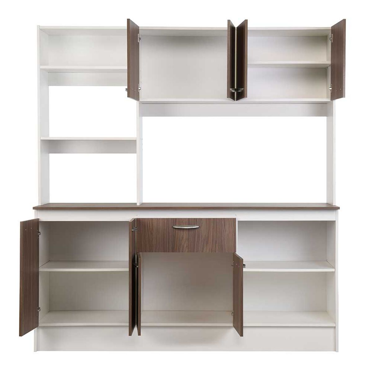 Mueble de Cocina CIC Julieta Nogal Africano Blanco 1 Cajón