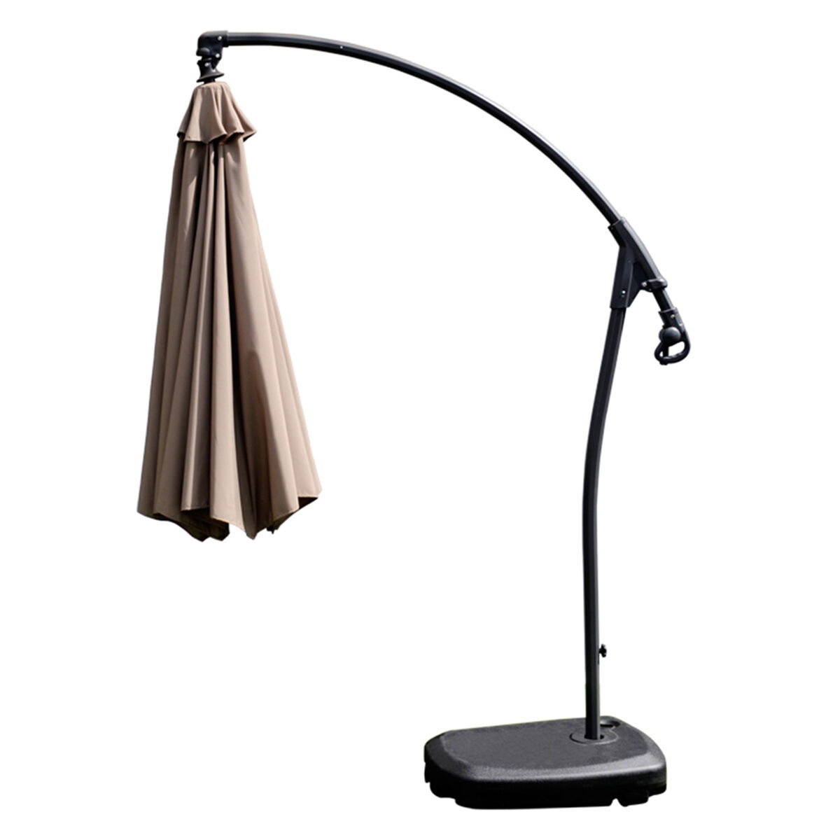 Quitasol Aluminio Spazzio Hanging Taupe 3 x 3 mts
