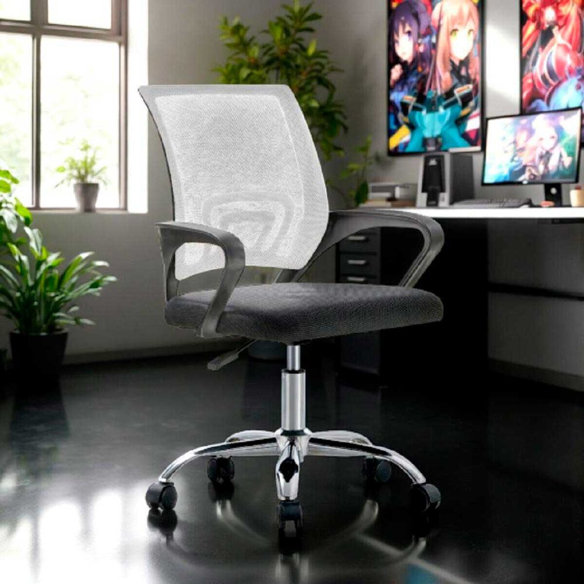 Silla Escritorio Arthome BM-520MW Blanco