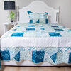 Quilt Doral Patchwork con Aplicación Deluxe Compose D5 1,5 Plazas
