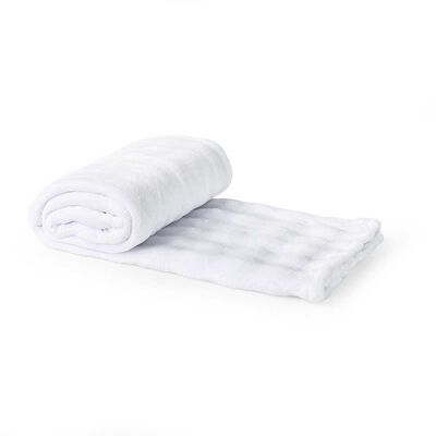 Manta American Family Piel Buble White 130x170 cm