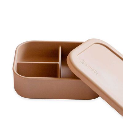 Contenedor Herm&eacute;tico Simplit Bento Box 600ml Beige