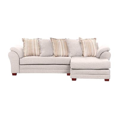 Sof&aacute; Seccional Derecho Living Factory Mustang 4 Cuerpos Crudo