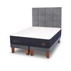 Cama Europea CIC Base Dividida 2 Plazas Súper Premium + Respaldo Tamesis