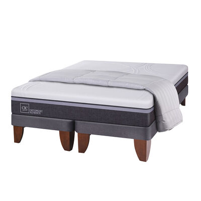 Imagen 1 del producto Cama Europea CIC Base Dividida 2 Plazas Ortopedic Advance + Plumón