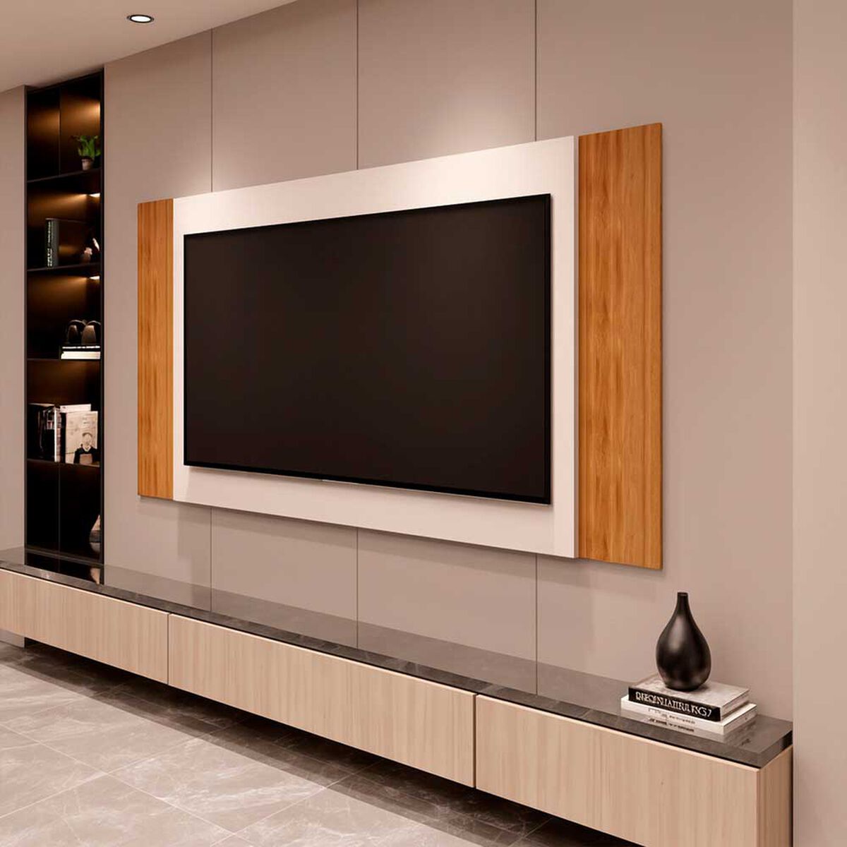 Panel TV Exit Fresno Hasta 50" Blanco