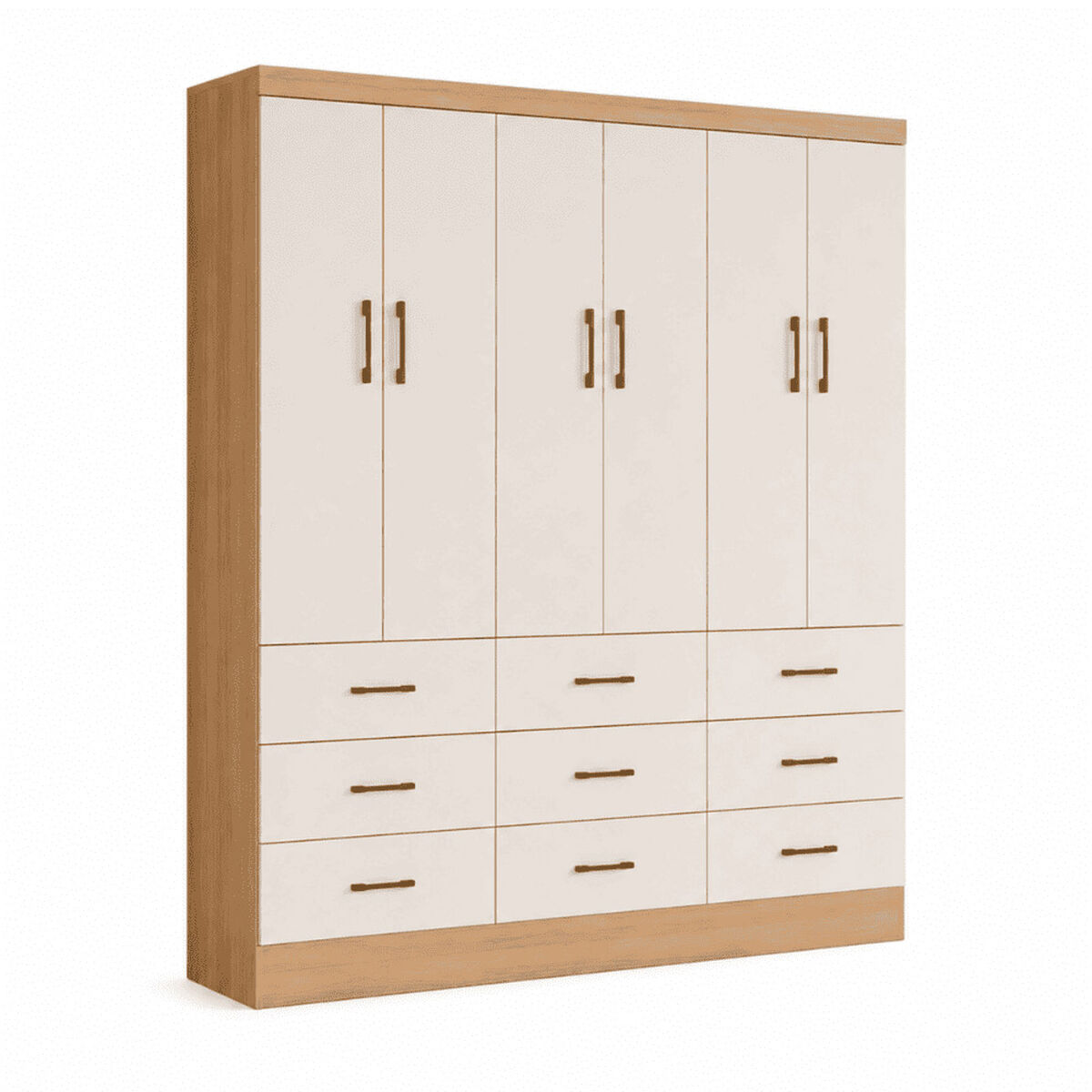 Closet Exit 6 Puertas 9 Cajones Roble Beige