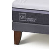 Cama Europea CIC Base Dividida King Ortopedic Advance + Respaldo New Torino Chocolate