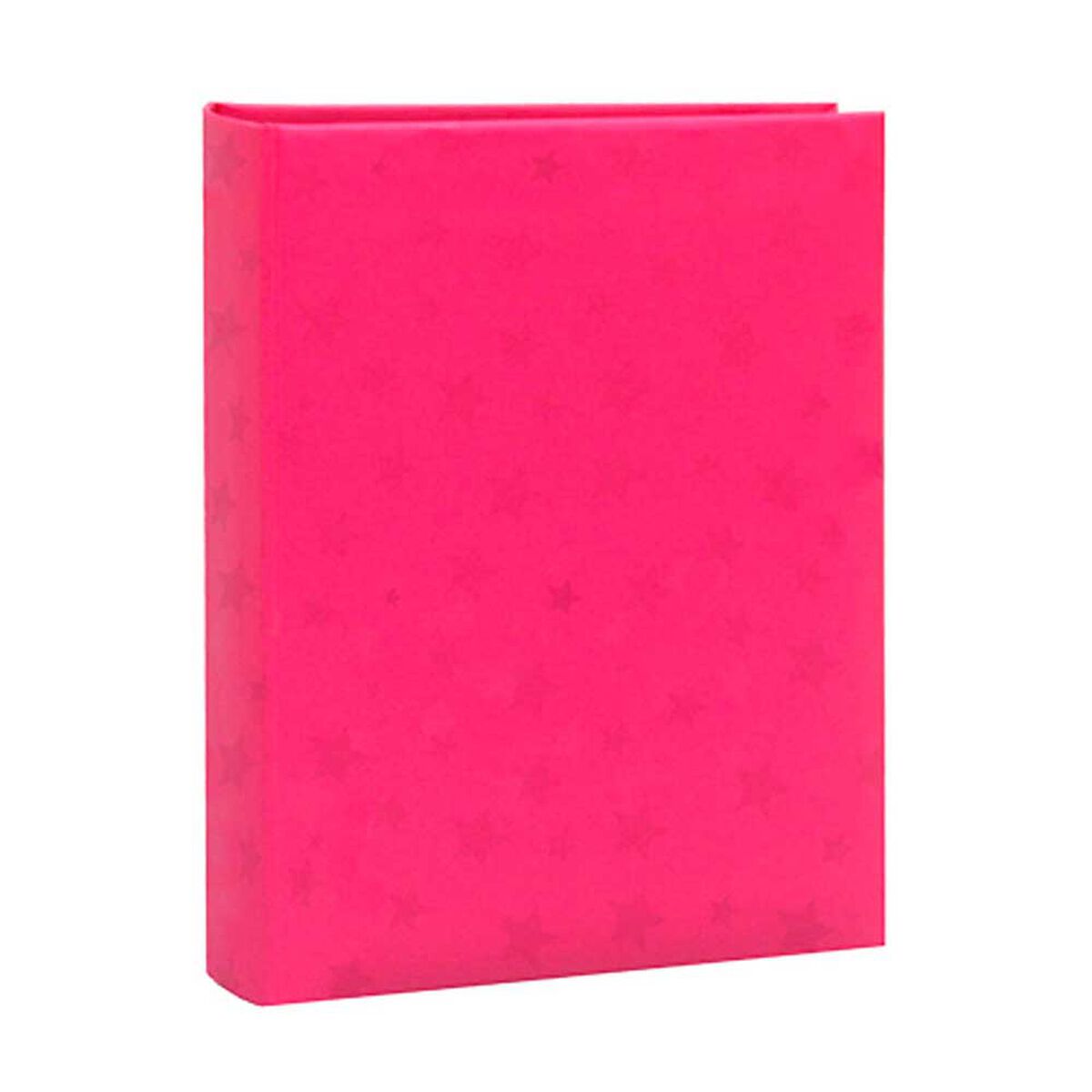 Álbum para Fotos Vinílico Vgo Hojas Negras Papel Estrella 100 Fotos Fuccia