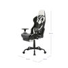 Escritorio + Silla Escritorio Gamer Favatex Normandia Noelle Blanco Negro
