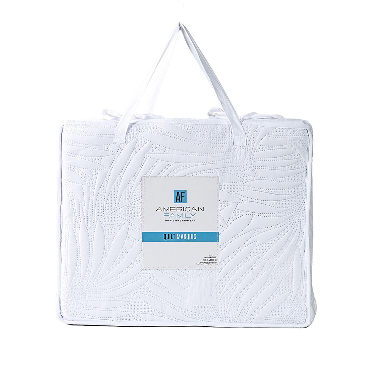 Quilt American Family Marquis Heatpress 2 Plazas Blanco
