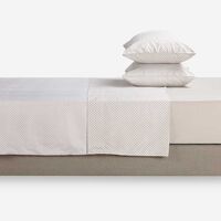 Juego de Sábanas Rosen 2 Plazas Alex Plata Gris