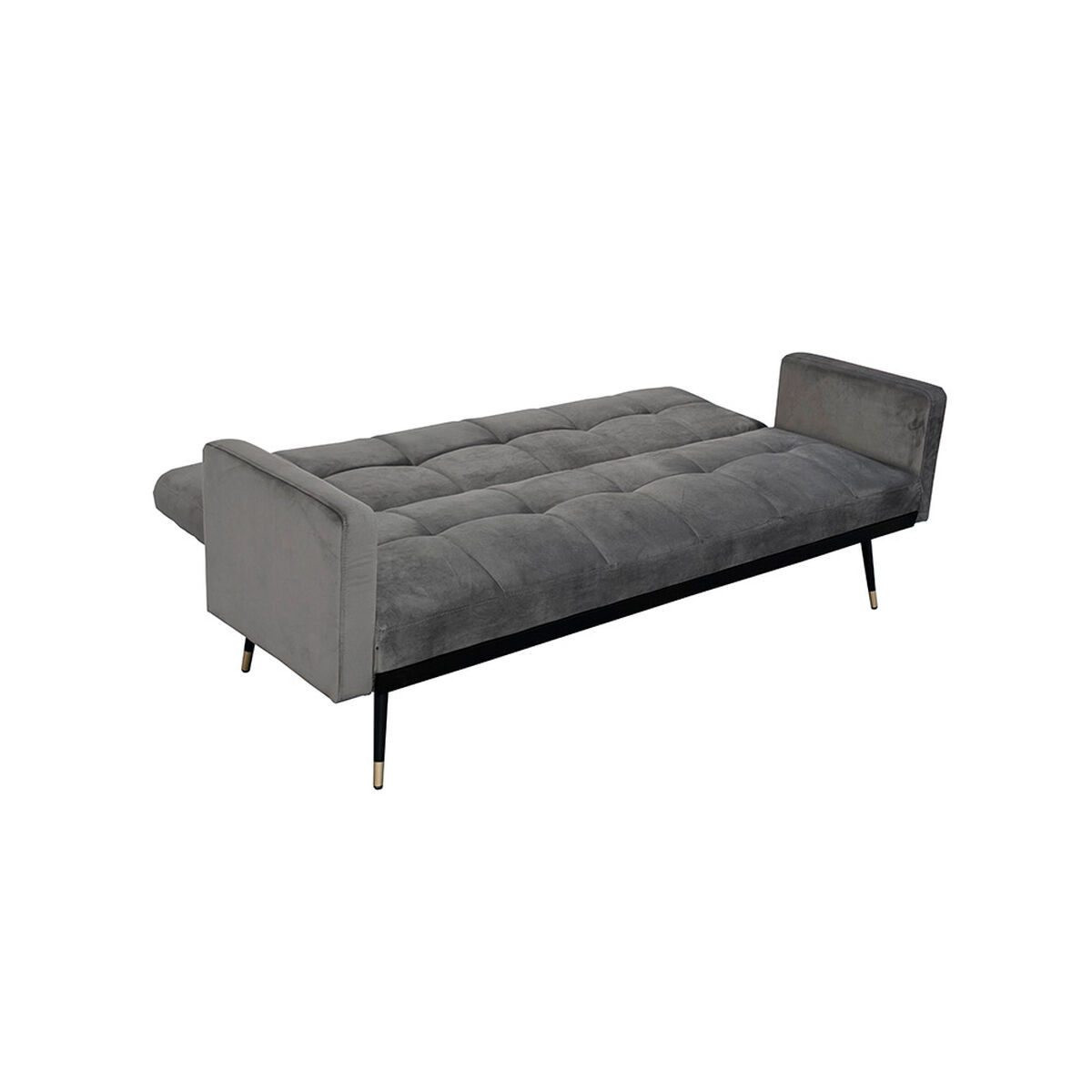 Futon Idetex Mil&aacute;n Velvet Gris