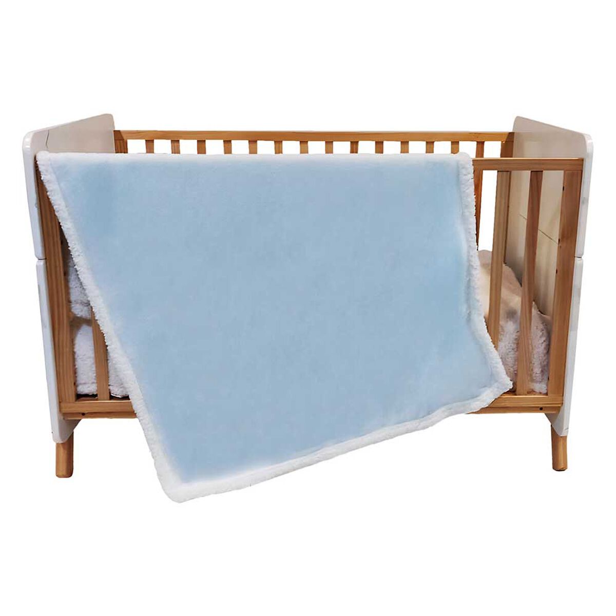 Manta Sherpa Celeste Bebesit