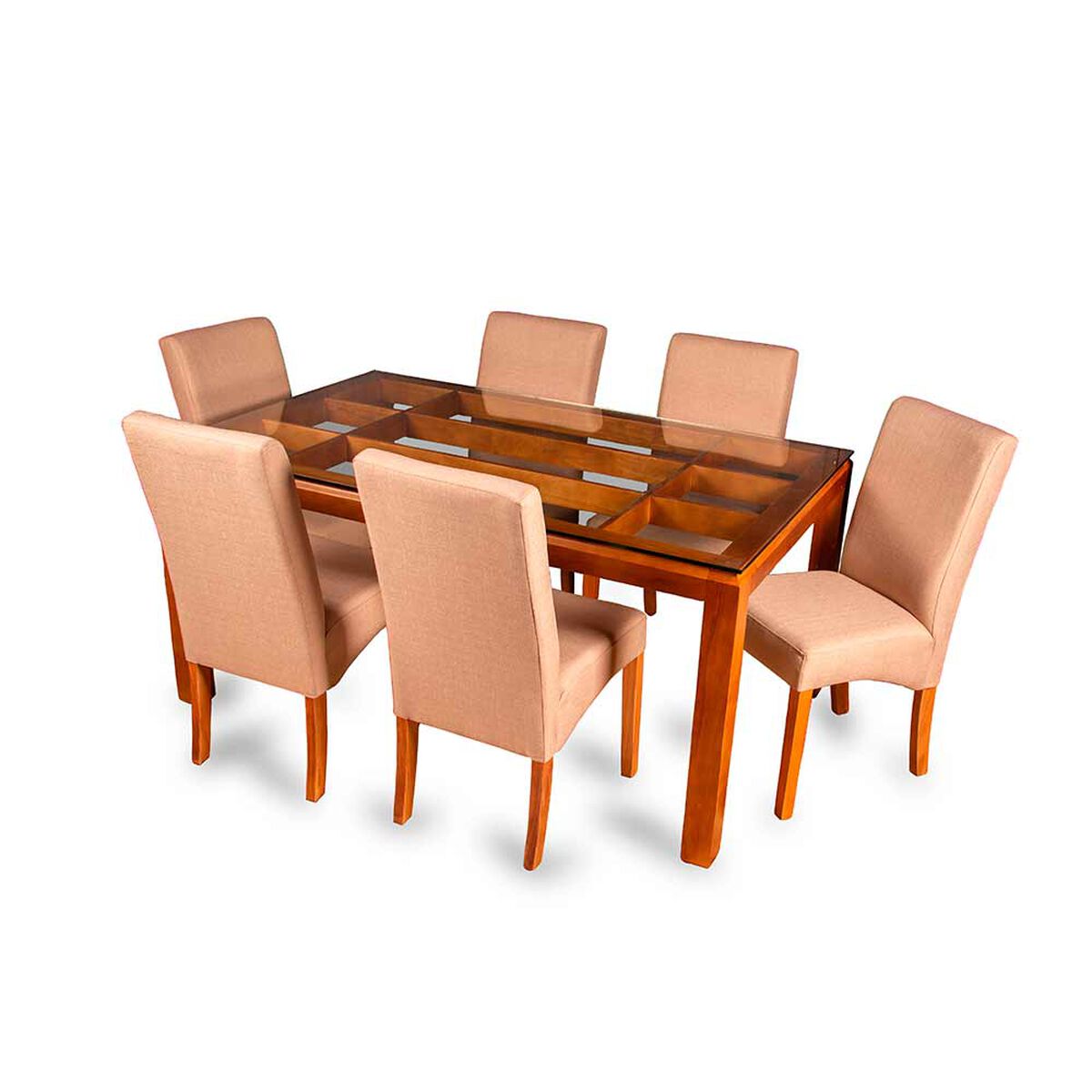 Juego de Comedor  Gijon 6 Sillas