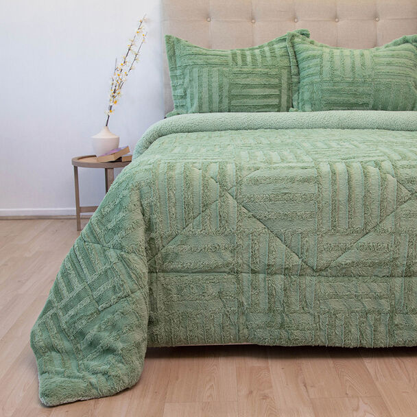 Cubrecama Doral Super King Verde Senses