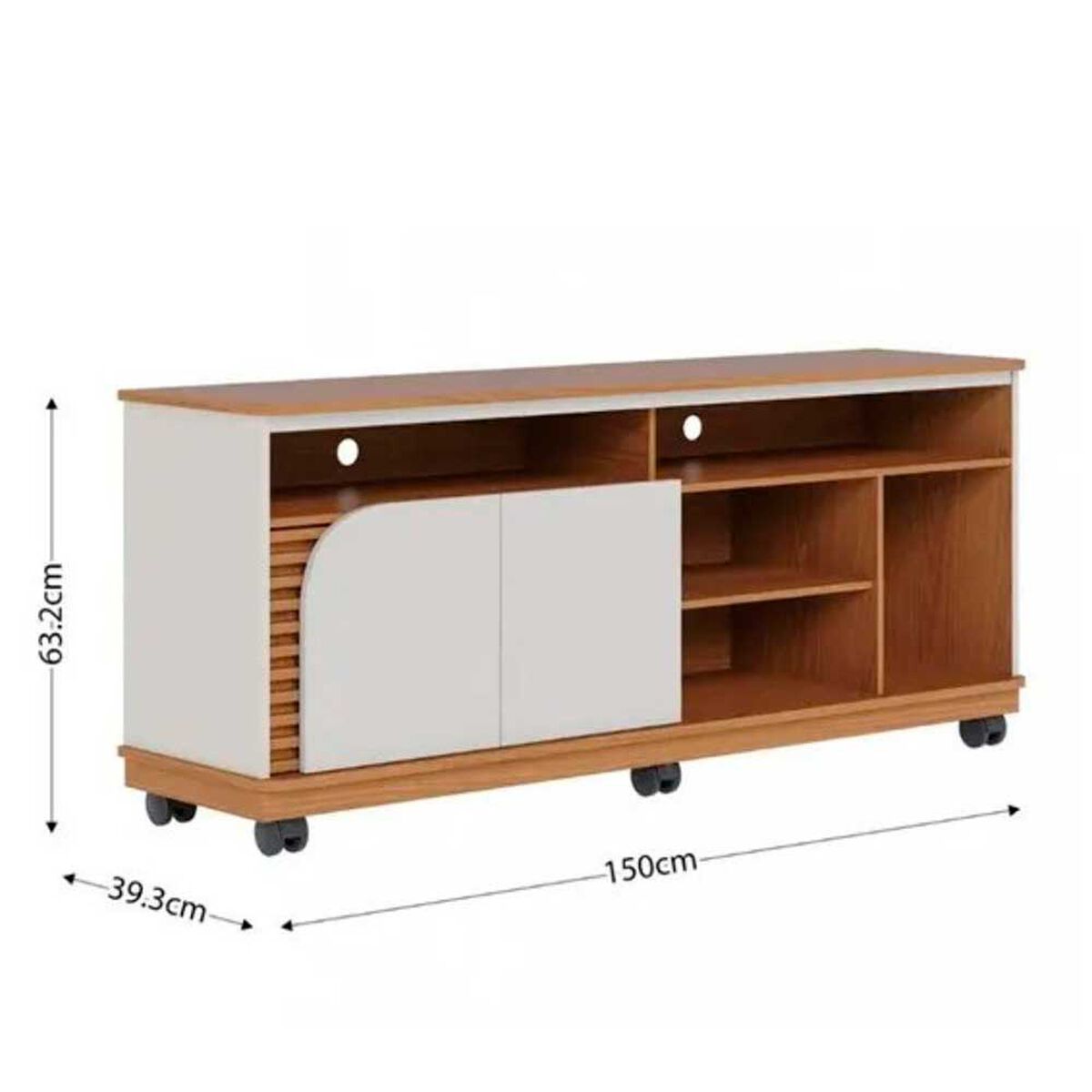 Rack Tv 65" Jurere Freijo Off
