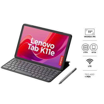 Imagen 1 del producto Tablet Lenovo Tab K11e LTE Octa-Core 8GB 128GB 11"" Luna Grey + Pen