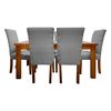 Juego de Comedor Living Factory Teka 6 Sillas Gris