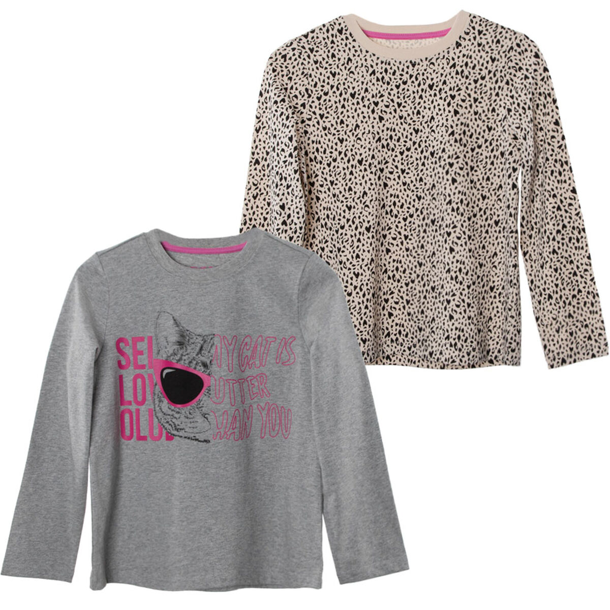 Pack 2 Polera Manga Larga Niña Chess