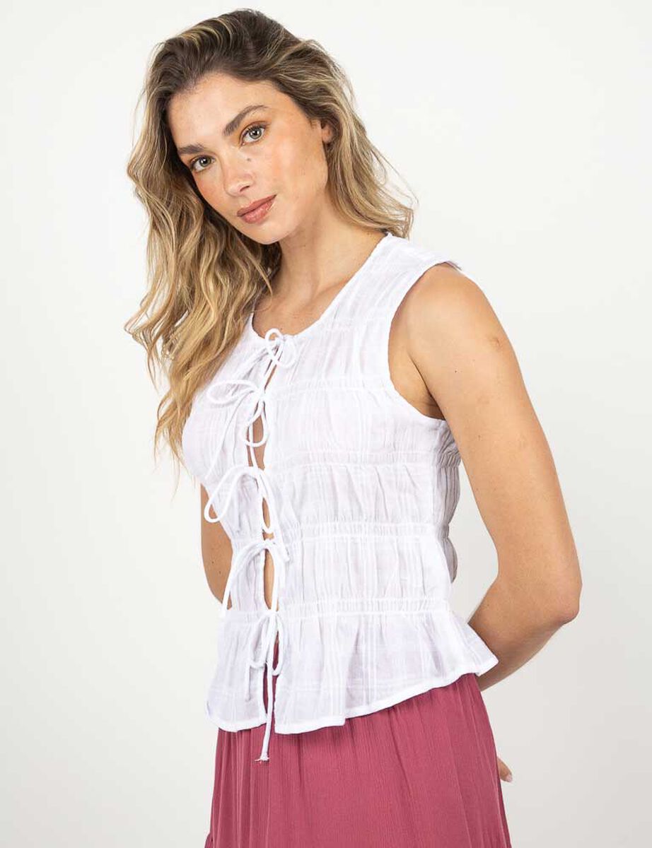 Blusa Sin Mangas Mujer Zibel