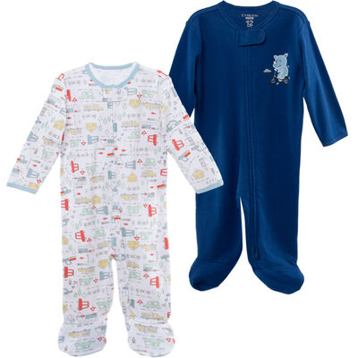 Pack 2 Osito de Algodón Chess Baby Celeste Tr