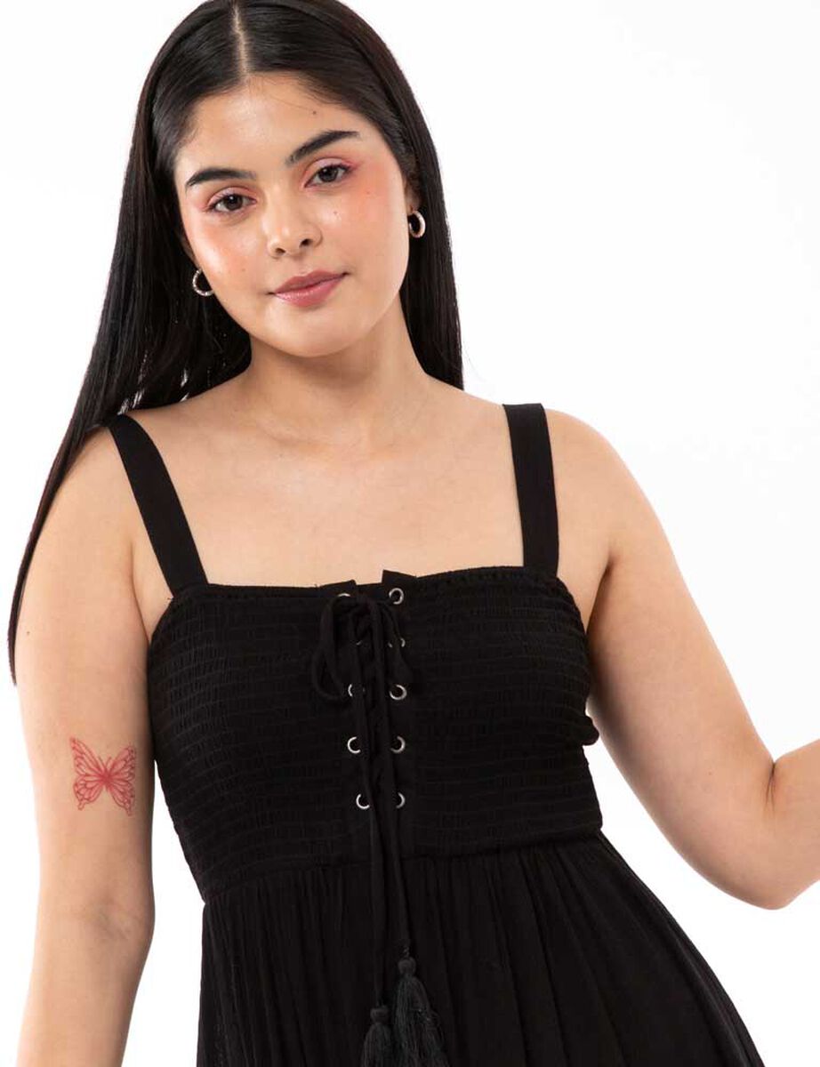 Vestido Largo Sin Mangas Mujer Icono