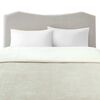 Frazada Flannel Illusions 2 Plazas Beige