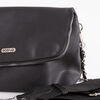 Cartera Cross Bag Negra Eco Cuero Mujer Icono