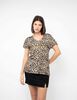 Polera Con Estampado Manga Corta Mujer Fiorucci