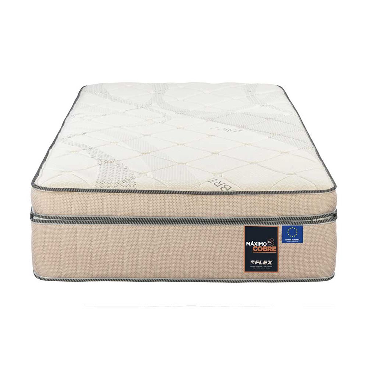 Colchón Flex 1,5 Plazas Máximo Cobre