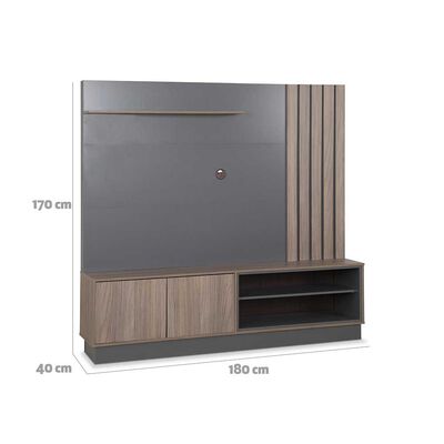 Imagen 2 del producto Centro de Entretención CIC Kahlo Hasta 65"" Gris Olmo Alpino