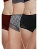 Pack 3 Pantaletas Algodón Elasticado con Encaje Kayser