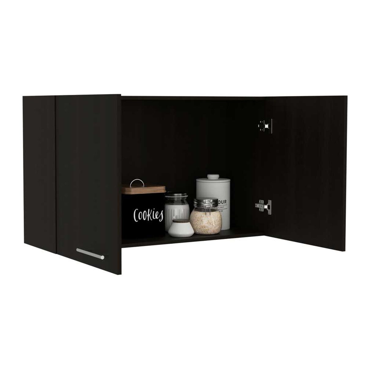 Mueble de Cocina Aéreo TuHome Manchester Wengue 2 Puertas