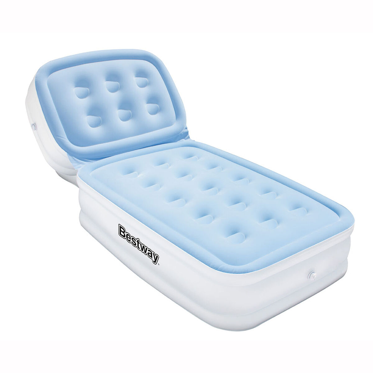 Colchón Inflable Bestway con Reposera Ajustable 1 Plaza