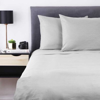 Juego de Sábanas Zibel 2 Plazas Liso Acero
