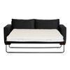 Sofá Cama Latam Home Livorno 3 Cuerpos Negro