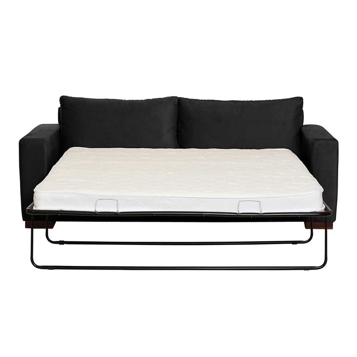 Sofá Cama Latam Home Livorno 3 Cuerpos Negro