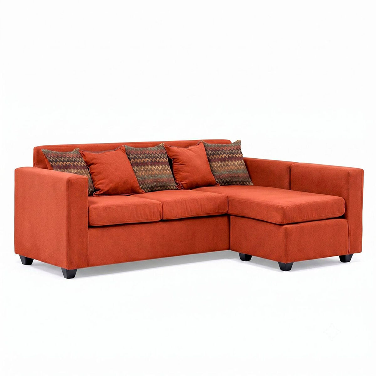 Seccional Muebles MPR Jazm&iacute;n 4 Cuerpos Terracota
