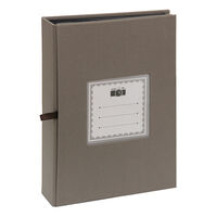 Álbum Vgo Tela con Ventana Gris 200 Fotos