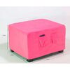 Pouf Cabsur Sorrento Felpa Rosado
