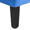 Banqueta Bodevir Wood Capitone 2 Cuerpos Azul Rey